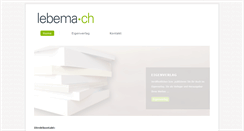 Desktop Screenshot of lebema.ch
