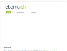 Tablet Screenshot of lebema.ch